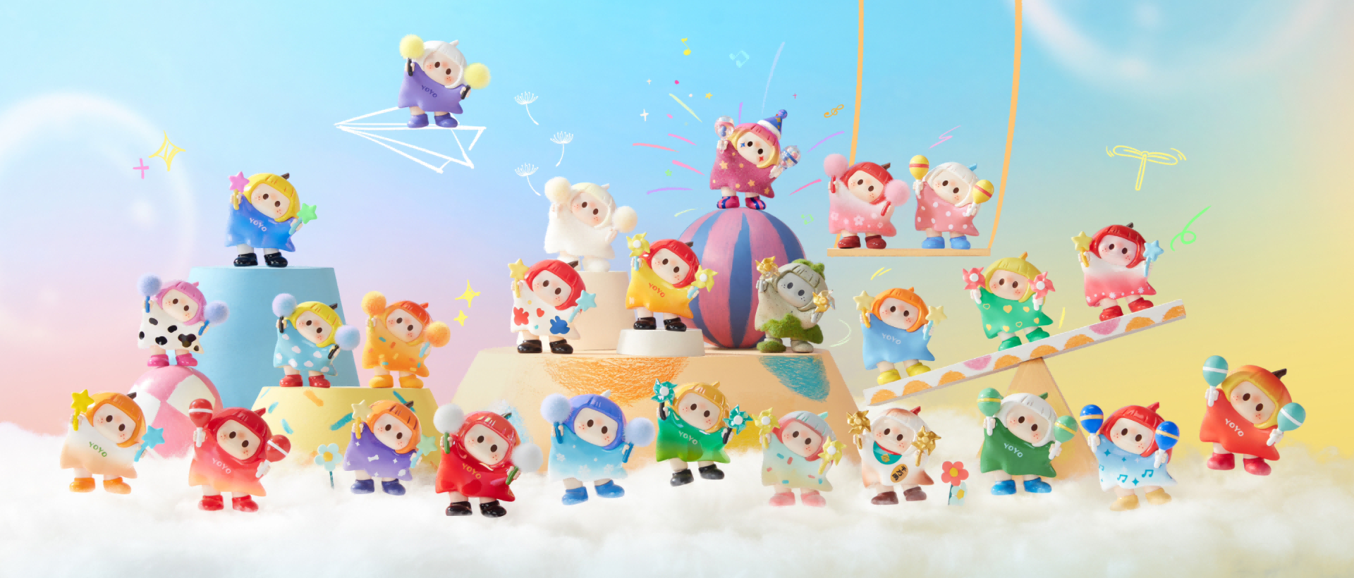 右右醬萌趣歪頭系列 